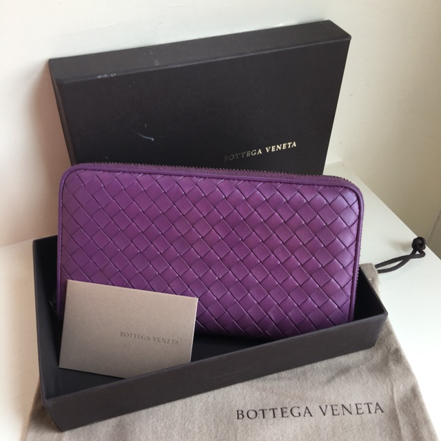 💜Used bottega veneta zippy long wallet