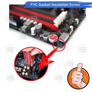 [CoolBlasterThai] Transparent Soft Gasket Nylon/Plastic PVC Insulation Screw Washers size M3