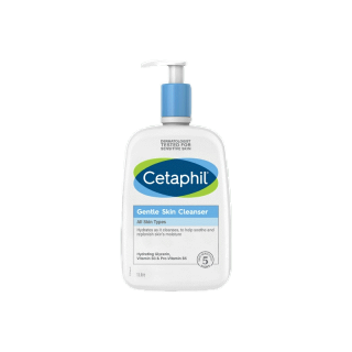 เซตาฟิล Cetaphil Gentle Skin Cleanser เจลทำความสะอาดผิวหน้าและผิวกาย สำหรับผิวบอบบาง แพ้ง่าย และทุกสภาพผิว 1 liter