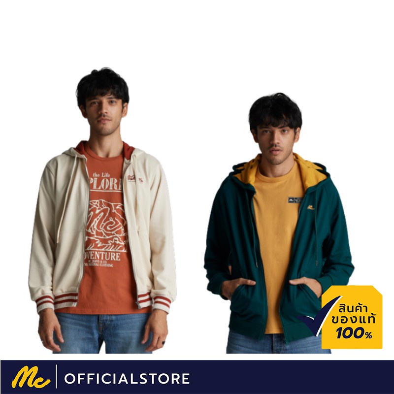 Mc Jeans เสื้อฮู้ดดี้ MJHP07 Unisex 2 รุ่น  เสื้อกันหนาว