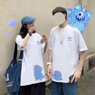 เสื้อยืดadidas เสื้อคู่adidas Freesize เสื้อคู่รัก น่ารักมาก ผ้านิ่ม งานดี👫🏻