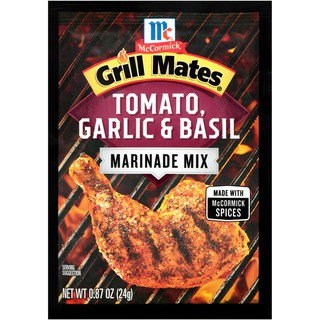 McCormick Grill Mates Tomato, Garlic &amp; Basil Marinade Mix 32g