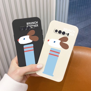 เคสกระต่ายบินเคสมือถือ ซิลิกาเจลเหลว Phone Case For Samsung Galaxy S10 S9 Plus S10E S10Plus S9Plus  กันกระแทก การป้องกันเลนส์กล้อง ปกหลังแบบอ่อน