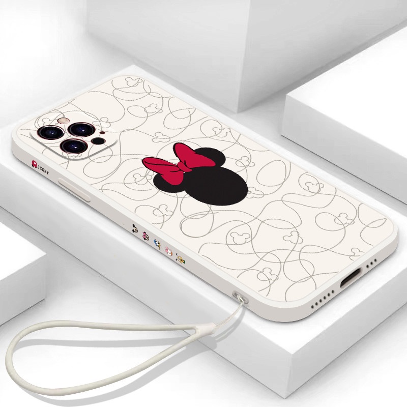 Disney Mickey เคสไอโฟน11 น่ารัก 13 12 14 pro max 7 13 pro max xr 14 8  12 pro max 6s 6splus xs max 11 pro max