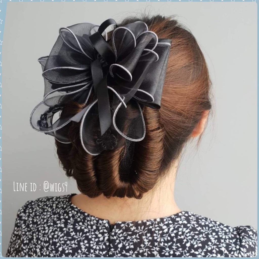 เน็ตผม เน็ตติดผม รุ่นพิเศษ (มีแฮร์พีชมาในตัว) รุ่น lisa 77 เน็ตติดผม เน็ตติดผมพยาบาล เน็ตติดผมแอร์โฮ