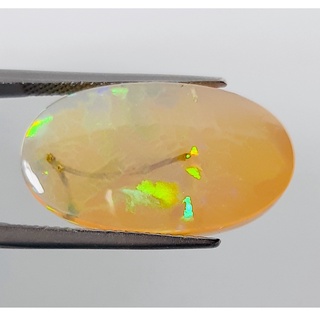 15.10 ct โอปอล เล่นสี เอธิโอเปีย แท้ ธรรมชาติNatural Ethiopian Color Playing Opal Loose Gemstone For Fine Jewelry