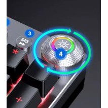 คีบอร์ดเกมมิ่ง RGB ALTEC LANSING SPK-8614 Mechanical Gaming Keyboard Blue Switch Grey/Punk Key ประกัน 2 ปี