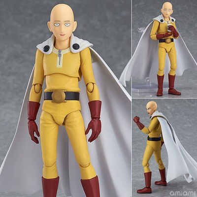 14 ซม.อะนิเมะ Saitama One Punch Man Figma 310 PVC Action Figure รูปที่สะสมเด็กผู้หญิงวันเกิดวันเกิดวันเกิด