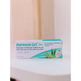 Burnova Gel Plus Plankton 25g เบอร์โนว่า แพลงก์ตอน สีฟ้า