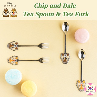 [Daiso Korea] Disney Chip and Dale Tea Spoon &amp; Tea Fork