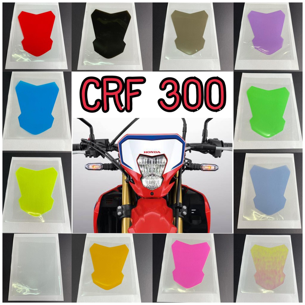 ฟิล์มกันรอยไมล์ & ไฟหน้าcrf300/300L (งานตัดเครื่อง ตรงรุ่น สำเร็จรูป)