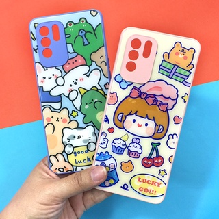 พร้อมส่งจากไทย VIVO Y12/17 Y20 REALME C21 เคสมือถือกระจกพิมพ์ลาย กันเลนส์กล้อง เคสหน้าเงา ลายการ์ตูน