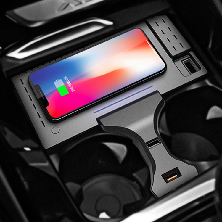 12v รถ 15W Wireless Charger สําหรับ BMW X3 X4 G01 G02 2019-2023 โทรศัพท์มือถือ Fast Charge ไฟแช็กติดตั้งอุปกรณ์เสริม