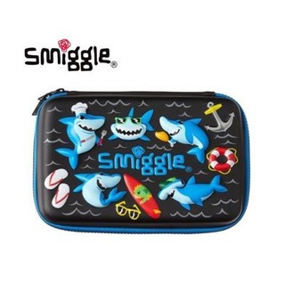 ✈✈ Smiggle Hardtop Pencil Case กล่องดินสอ สมิกเกอลายฉลาด สีดำ ของแท้ ✈✈ AUD พร้อมส่ง!!