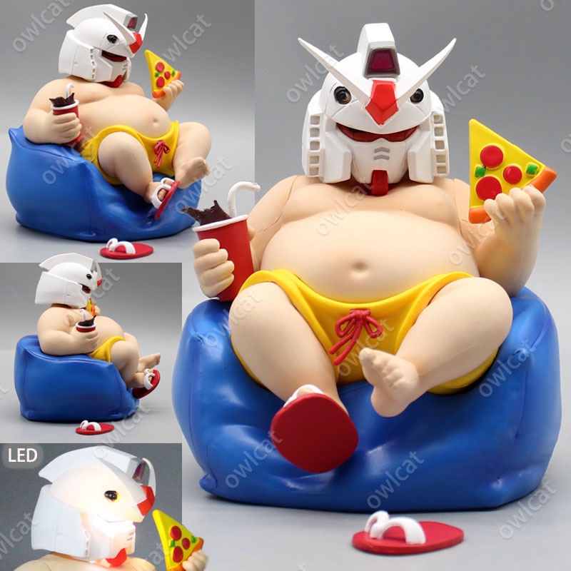 ฟิกเกอร์กันดั้ม Amuro's RX-78-2 Gundam (LED OTAKU Ver.) 13cm Big Size Figure Amuro·Ray Mobile Suit G