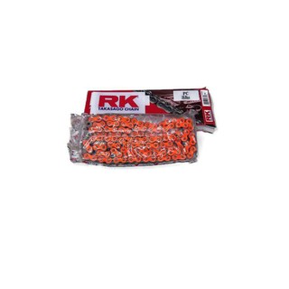 โซ่สี RK 420-120L สีส้มสะท้อนแสง