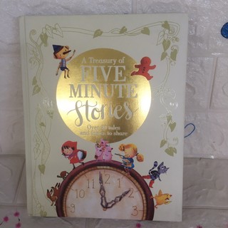 A Treasury of FIVE  MINUTE Stories  Over 30 tales  and fables to shareปกนวมมือสอง-CD1