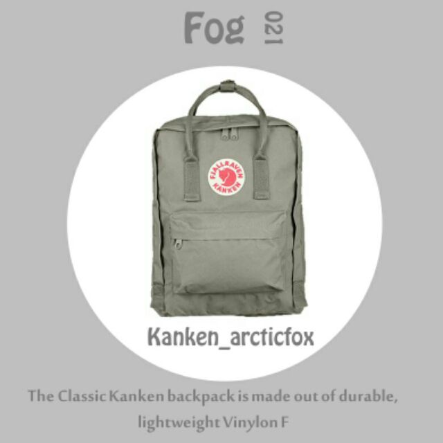 Kanken classic fog