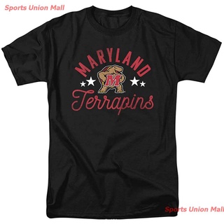 2022 แมทช์ลุคง่าย University Of Maryland Official Terrapin Unisex Adult T Shirt คู่รัก ins เสื้อ ผู้ชาย เสื้อยืด ผู้หญิง