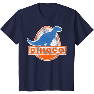 เสื้อยืดผ้าฝ้ายพรีเมี่ยม เสื้อยืด พิมพ์ลายโลโก้ไดโนเสาร์ Disney Pixar Cars Iconic DINOCO