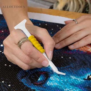 Newest-Pro Durable Elbow Point Drill Pen Embroidery Pen for Diamond Painting Accessory-[alo]