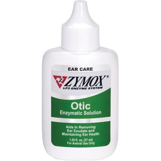 Zymox Otic Ear Care สีเขียว LP3 Enzyme System เชื้อรา ยีสต์ แบคทีเรียในช่องหู ไม่ต้องล้างหูนำเข้าจากUSA 37ml