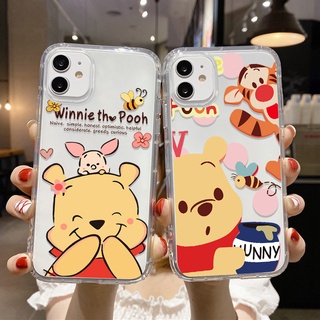 เคสโทรศัพท์มือถือแบบนิ่ม TPU ใส ลายหมีน่ารัก สําหรับ Samsung Galaxy A22 5G A52s 5G A13 5G A53 A50 A03 A52 A51 A12 A32 A21s A31 A70 A71 A72 A33 A73 A01 A02 A03s