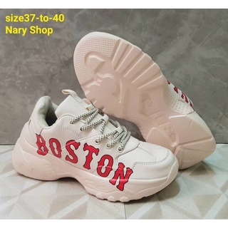 New Boston ❤️ MLB กำลังมาแรง size 36..41  รองเท้าผ้าใบรองเท้าผู้หญิง