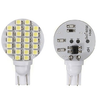 หลอดไฟรถยนต์หลอดไฟ T 10 3528 24 Smd 100 Lm Led Dc 12v 2fire Goods สําหรับรถยนต์