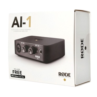 Rode AI-1 Studio-Quality USB Audio Interface &amp; Headphone Amplifier for PC &amp; Mac