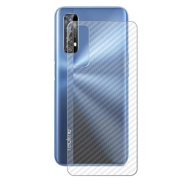 REALME C1 C2 C3 C17 7i 7 PRO REALME 7 ANTI-SCRATCH BACK CARBON SKIN BACK PROTECTOR ANTI-FUNGUS TRANS