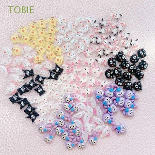 Tobie เครื่องประดับเรซิ่น ลายการ์ตูนกระต่าย หมี พุดดิ้ง สุนัข Ab 3D Diy สําหรับตกแต่งเล็บ