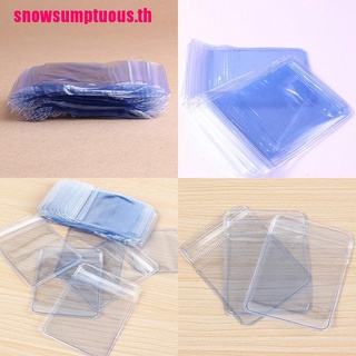 (snowth) ใหม่ เคสถุงพลาสติก PVC ใส สําหรับเหรียญ 100