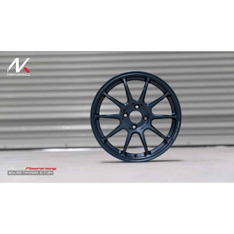 ล้อ NK performance ขอบ 16 นิ้ว รีดเบา Flow forming ลาย ZE40 สี Blue ...