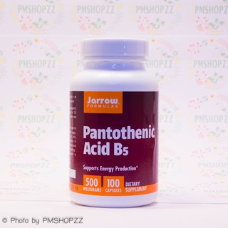 [พร้อมส่ง] Jarrow Formulas, Pantothenic Acid B5, 500 mg, 100 Capsules วิตามินบี5