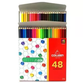สีไม้คอลลีน Colleen 48แท่ง48สี#775(แท่งเหลี่ยม)