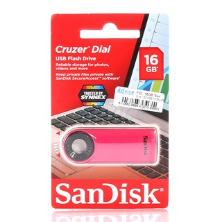 F/D. 16GB SanDisk (SDCZ57) CRUZER DIAL Pink