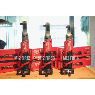ประแจบล็อกไร้สาย Milwaukee M12 fir12 / fir38 / fir14 มีให้เลือก 3 ขนาด 1/2", 1/4" , 3/8" (ตัวเปล่า)