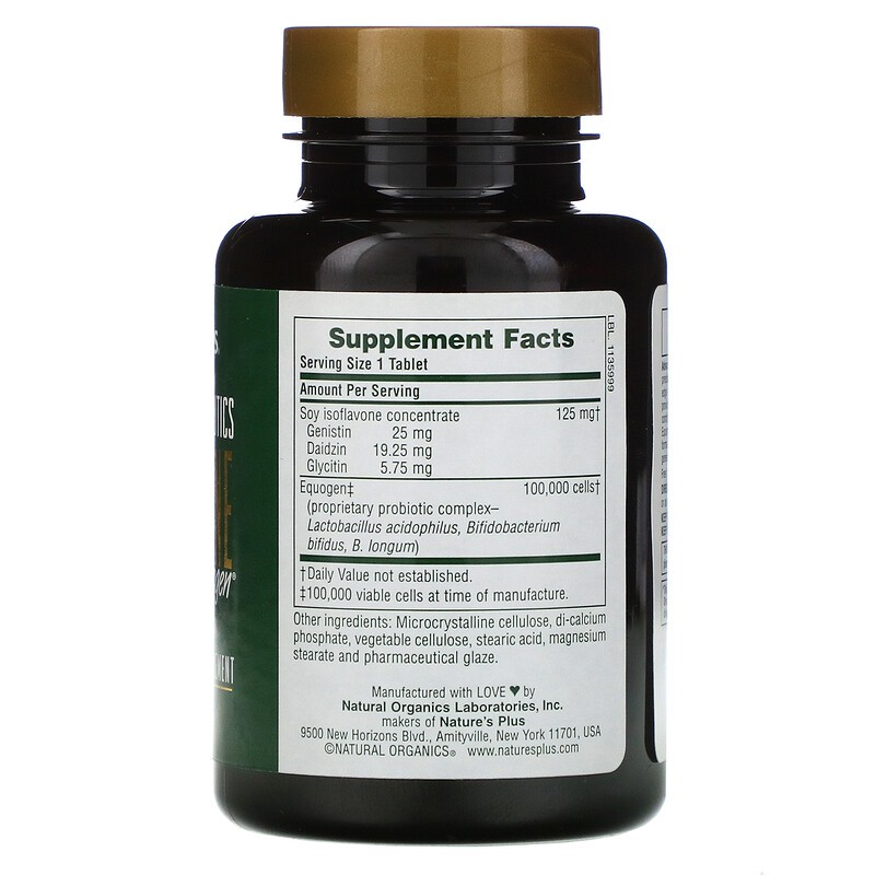 Isoflavone Rx-Phytoestrogen : Nature’s Plus : บำรุงด้วยฮอร์โมนจากถั่วเหลืองธรรมชาติ , 30 Tablets ราคา ถูกที่สุด ดีลบีเคเค แกลเลอรีภาพที่ 2