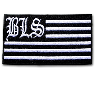 อาร์มติดเสื้อ ตัวรีดติดเสื้อผ้า หมวก อาร์ม ตัวรีด วงดนตรี เฮฟวี เมทัล ร็อค Black Label Society BLS Patch Iron On