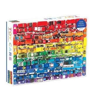 จิ๊กซอว์ 1,000 ชิ้น Rainbow Toy Cars 1000 Piece Jigsaw Puzzle ยี่ห้อ Galison