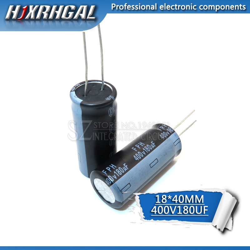 5pcs 400v180uf 180uf400v 18*40 400v 180uf 18x40mm Electrolytic capacitor HJXRHGAL