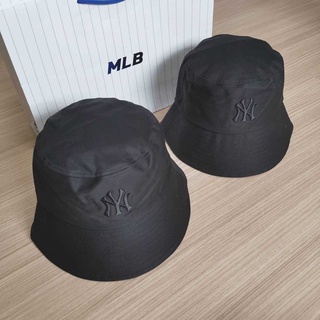 &lt;พร้อมส่ง&gt;MLB Basic W bucket hat หมวกปีก Logo NY รุ่นนี้ปีกหมวกกว้างกว่ารุ่นปกติ Size : 57cm. 2 สี