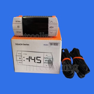 คอนโทรลตู้เย็นตู้แช่ EK-3030 สายเซ็นเซอร์ 2 เส้น ดิจิตอลคอนโทรล  Digital Temperature Controller