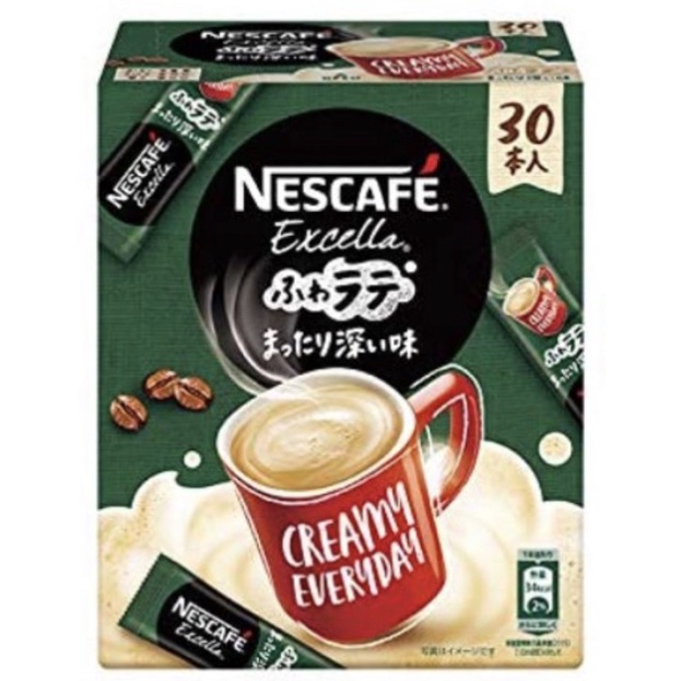 NESTLE NESCAFE EXCELLA กาแฟสำเร็จรูป เนสกาแฟ เอ็กซ์เซลลา ทรี อิน วัน ลาเต้ ดีป เทสต์ 30 ซอง
