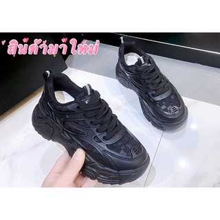 (มาใหม่) MARIAN  รองเท้าผ้าใบผู้หญิงเสริมส้น 5ซม. NO.A0348 พร้อมส่ง