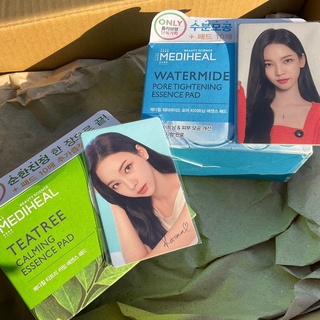 [ของแท้/พร้อมส่ง] aespa x Mediheal Watermide,  Teatree essence pad 130ml/50sheets **อ่านรายละเอียดก่อนสั่งซื้อ