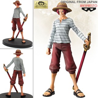 Figure งานแท้ Original แมวทอง Banpresto One Piece วันพีซ เต็มพิกัดสลัดจอมลุย วันพีช Shanks แชงคูส แชงค์