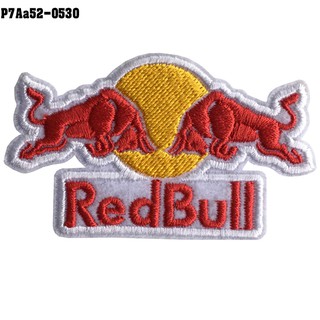 อาร์มIรีดติดเสื้อ กระทิง แดง RED BULL   สินค้าผลิตในไทยพร้อมจัดส่ง