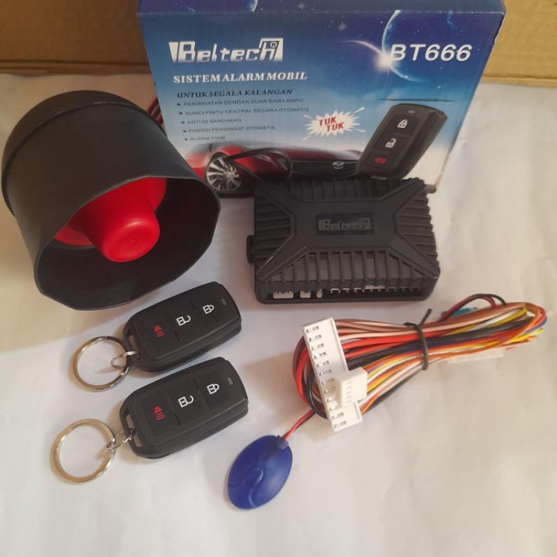 BELTECH BT666 UNIVERSAL CAR ALARM